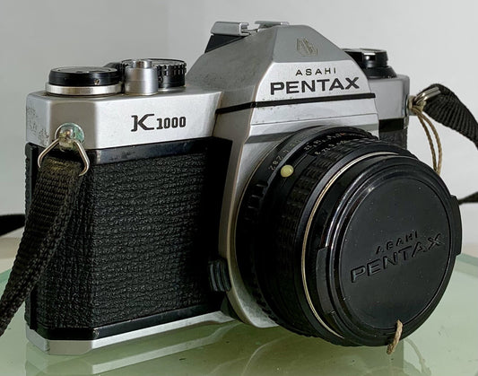 Pentax K1000 35mm SLR Film Camera+SMC Pentax-M 50mm F2 Lens TESTED METER WORK1600