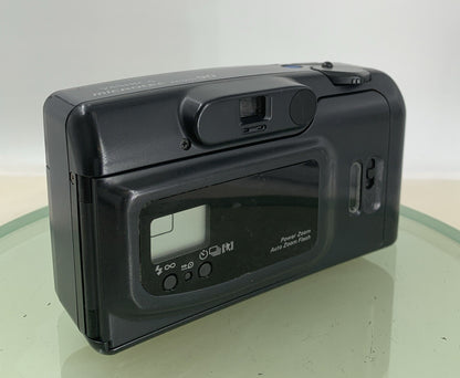 Yashica Microtec Zoom 90 35mm FILM POINT AND SHOOT CAMERA BLACK TESTED - 2454