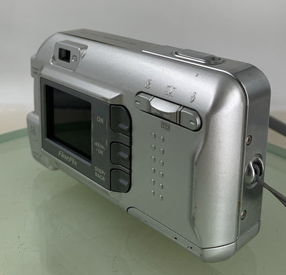 Vintage Fujifilm FinePix Digital Camera A330 3.2MP DOTS ON SCREEN TESTED - 1606