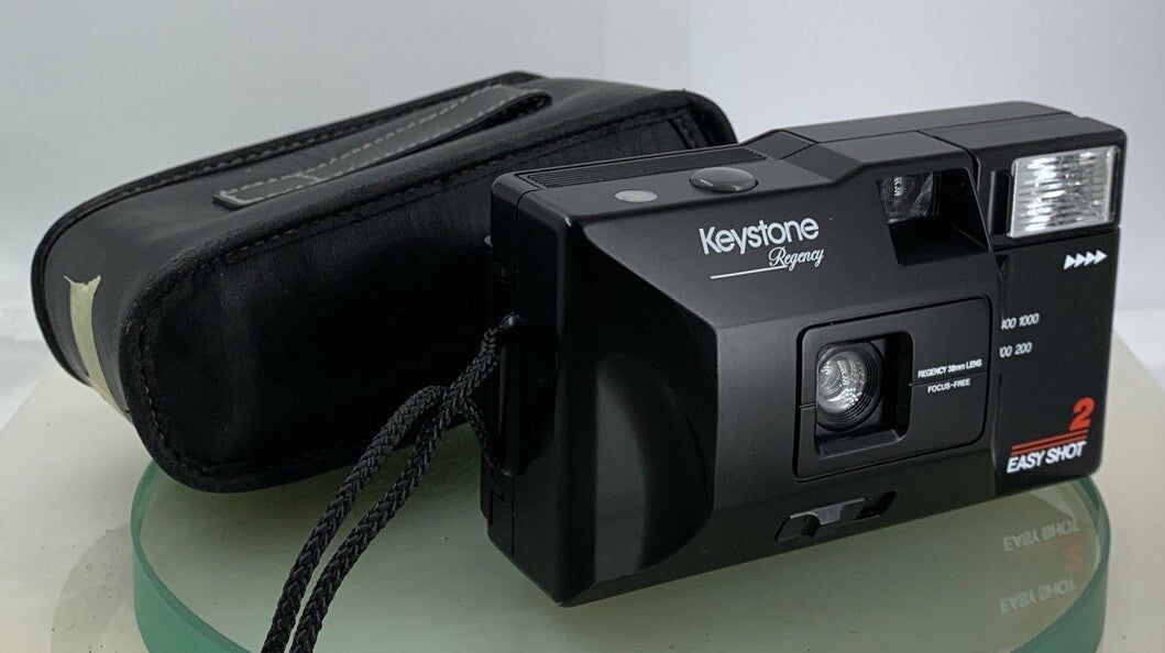 Keystone Easy Shot 2 -38MM POINT AND SHOOT FILM Camera BLACK+BAG-TESTED - 4020