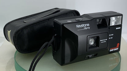 Keystone Easy Shot 2 -38MM POINT AND SHOOT FILM Camera BLACK+BAG-TESTED - 4020