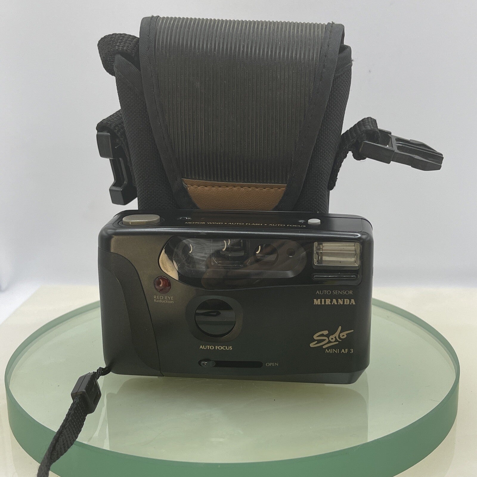 Miranda Solo Mini AF3 35mm Point & Shoot Compact Film Camera + Case TESTED #2700