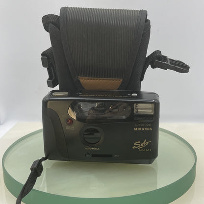 Miranda Solo Mini AF3 35mm Point & Shoot Compact Film Camera + Case TESTED #2700