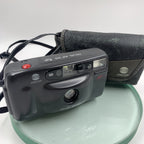 Minolta Riva AF35 Camera Compact 35mm Film with strap, case, 7981