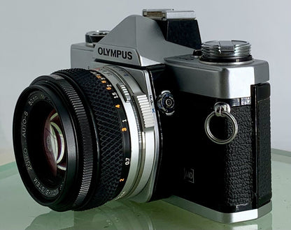 Olympus OM-1 MD 35mm SLR Film Camera &  Olympus ZUIKO  50mm f1.8 Lens- TESTED3626