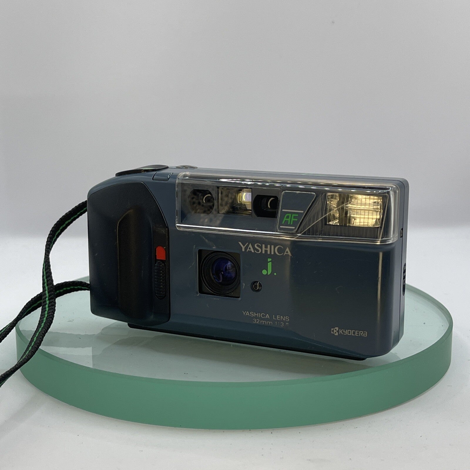 Kyocera Yashica AF-J motor 35mm film camera Tested Kyocera Lens 32mm 1:3.5 #1452