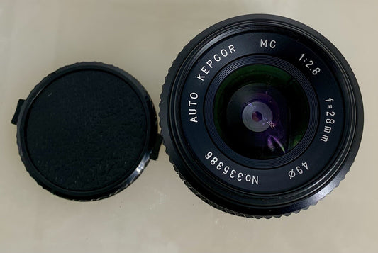 Contax Yashica fit KEPCOR 28mm 1:2.8 Mini-Wide Angle Lens Macro C/Y mount LZ #80
