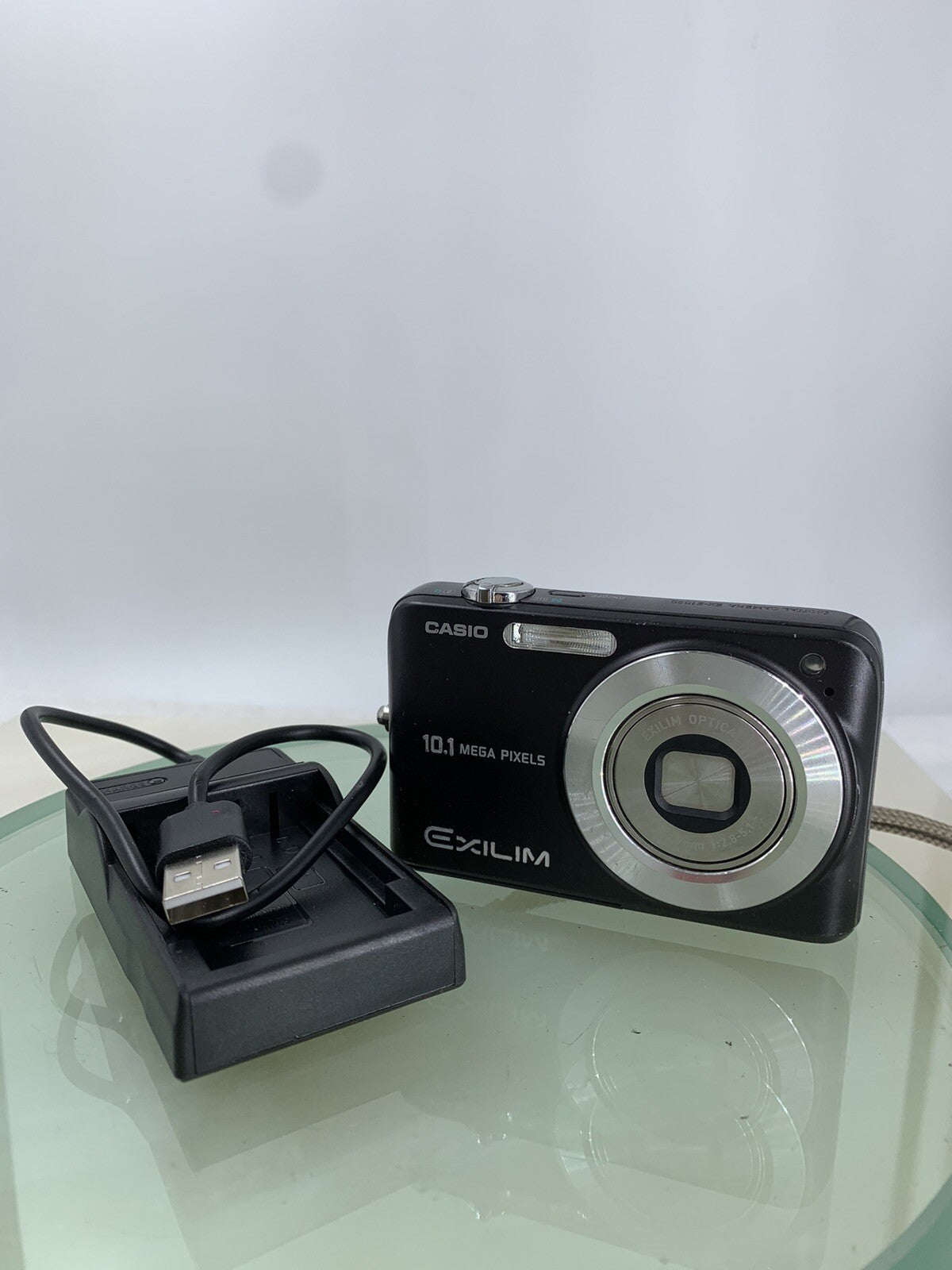 Casio Exilim EX-Z1050 10.1 MP Digital Camera BLACK + CHARGER + WIRE TESTED - 7960