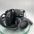 Nikon COOLPIX P500 12.1MP Digital Camera in Black.Excellent full hd 36x zoom#7760