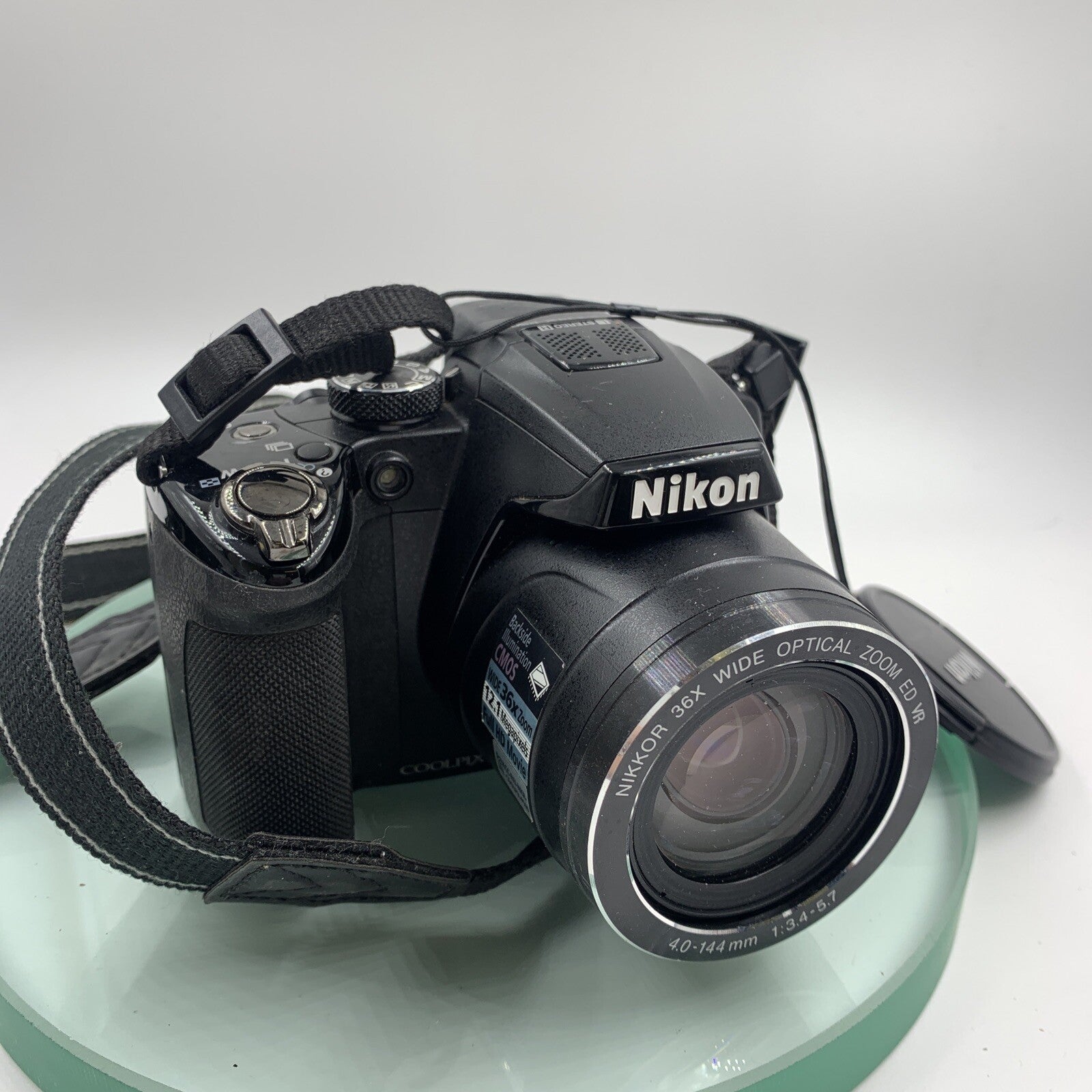 Nikon COOLPIX P500 12.1MP Digital Camera in Black.Excellent full hd 36x zoom#7760