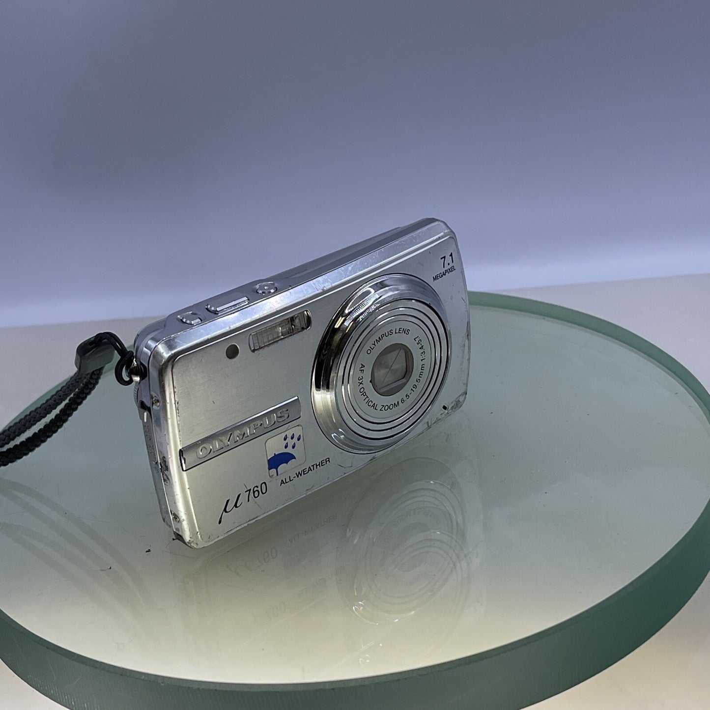 Digital Camera Olympus u760 All Weather poor condition Nobattery Nocharger1