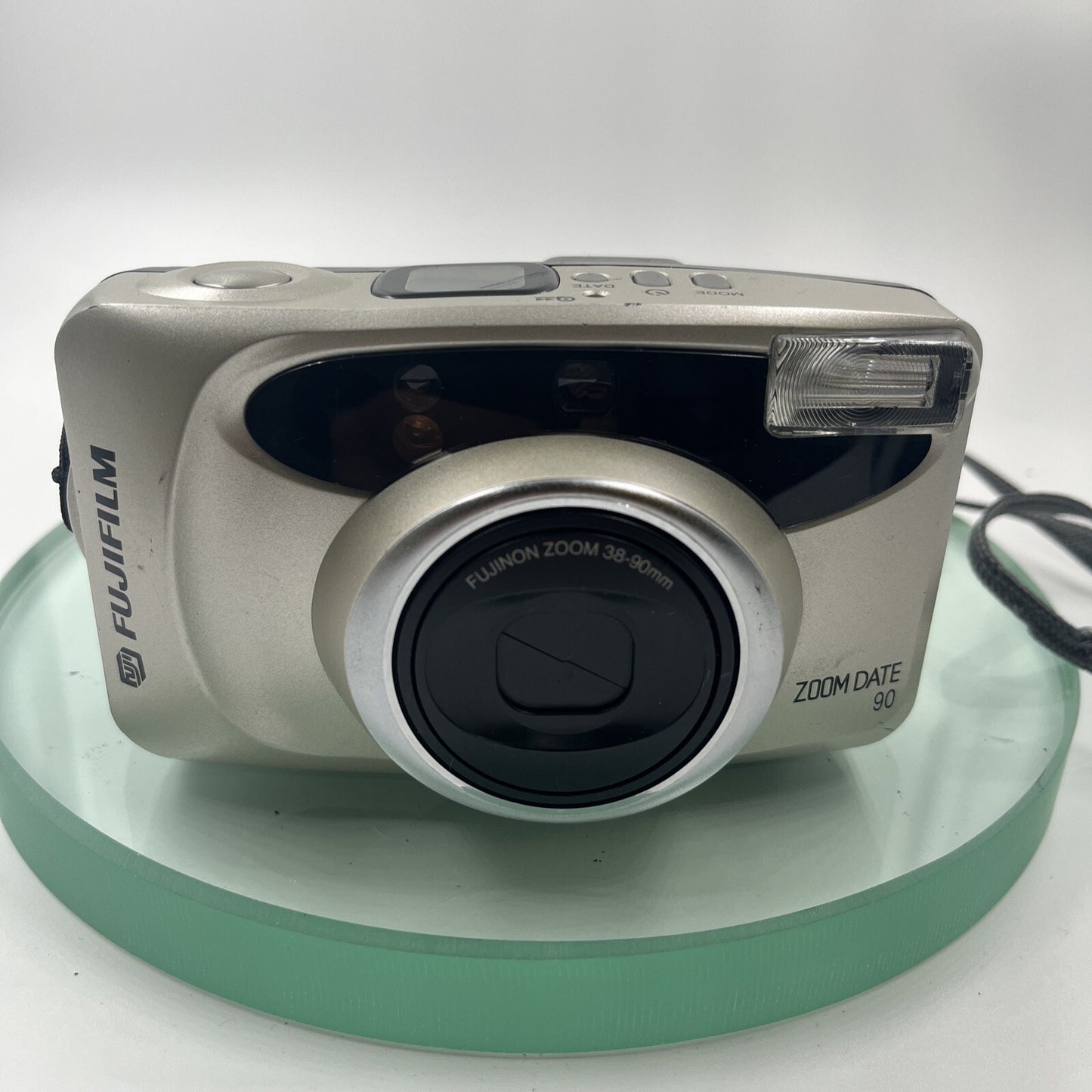 Fujifilm Zoom Date 90 Point And Shoot 35mm Film Camera Silver#TESTED # VGC# 4461