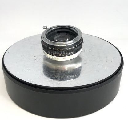 Vivitar Auto 2X Custom TeleConverer - Model 2X-7 - Black - good condition #T782