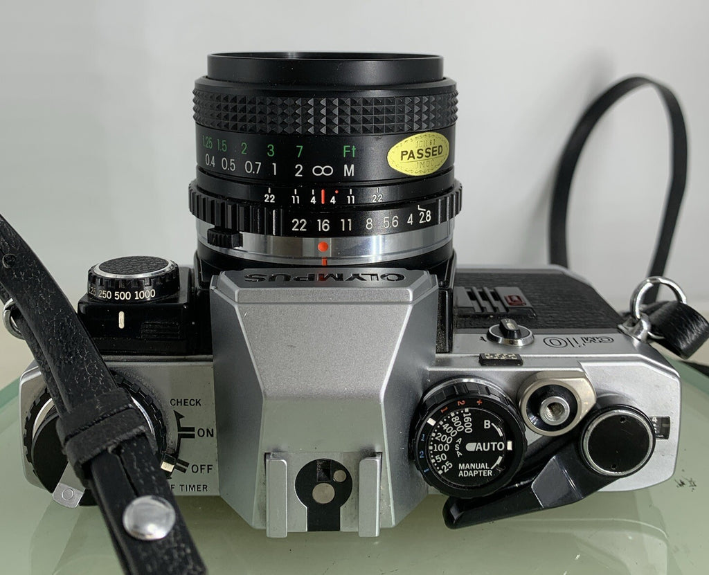 Olympus OM10 35mm SLR Film Camera + Vivitar 24mm 1:2.8 MC  Lens/ WORKING #2127