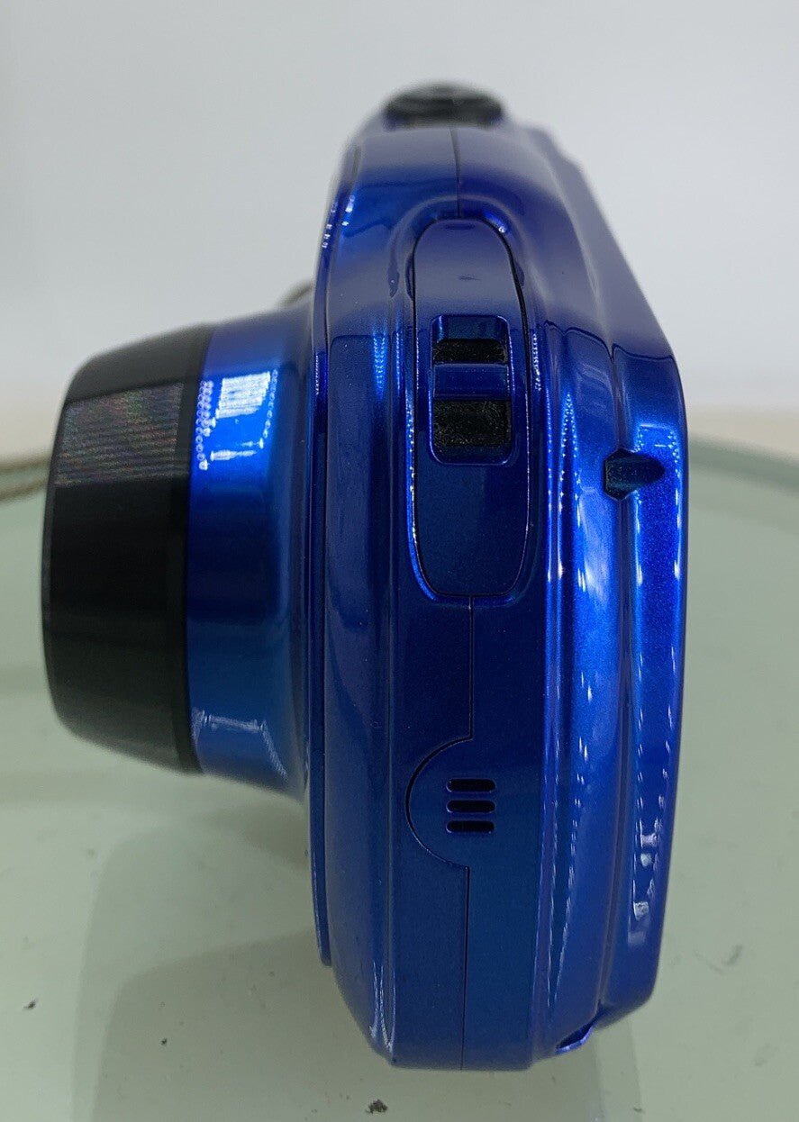 PRAKTICA WP240 WATERPROOF DIGITAL CAMERA BLUE NO CARD ONLY WIRE - TESTED - 2163