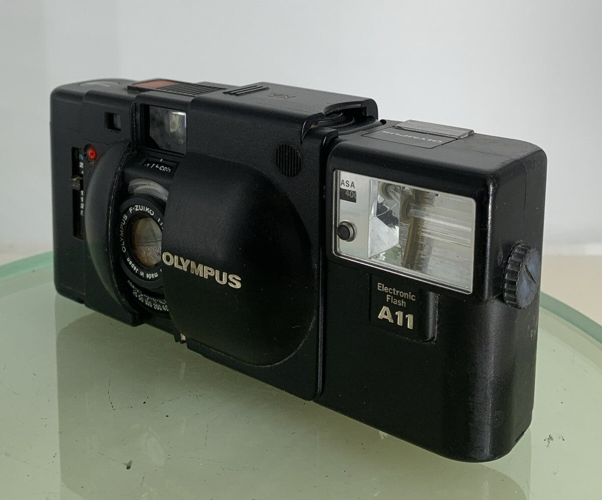 TESTED RARE Olympus XA 35mm Compact Rangefinder Film Camera A11 ELECTRIC FLASH2