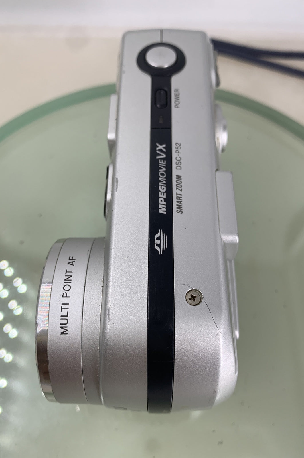 Digital Sony Cyber-Shot DSC-P52 3.2 megapixels SILVER Vintage - TESTED - 8323