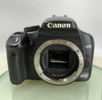 Canon EOS 450D 12.2 MP BLACK WITH CHARGER+WIRE AND BOOK MANUAL -TESTED -9106