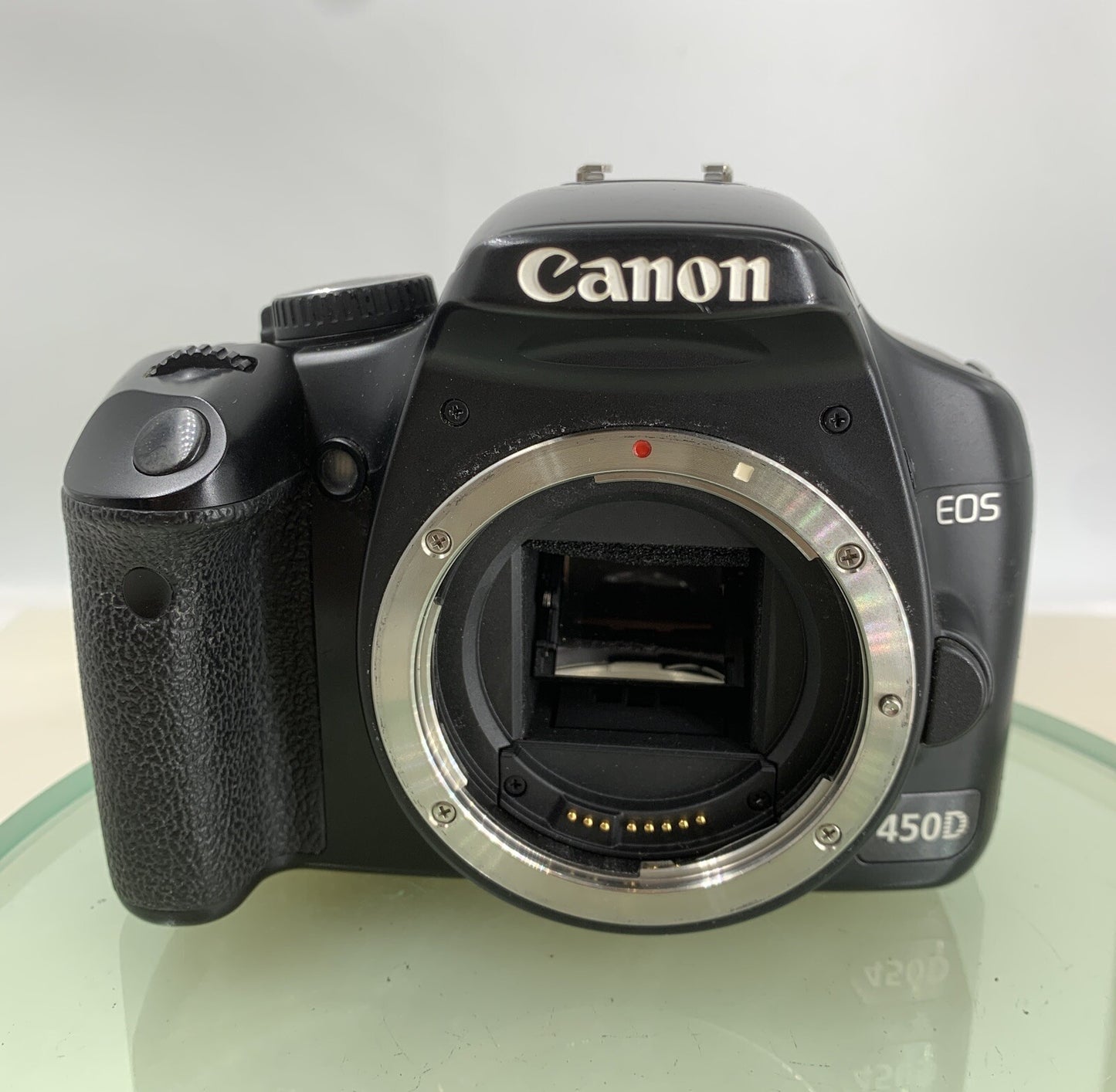 Canon EOS 450D 12.2 MP BLACK WITH CHARGER+WIRE AND BOOK MANUAL -TESTED -9106