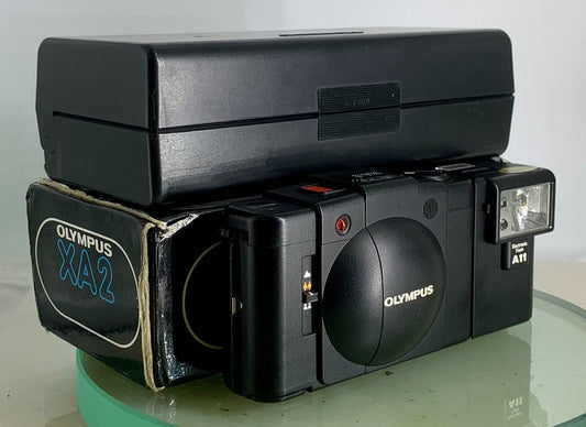 OLYMPUS XA2 Electronic Flash A11 D.ZUIKO 35mm f3.5 TESTED  POINT & SHOOT CAMERA0