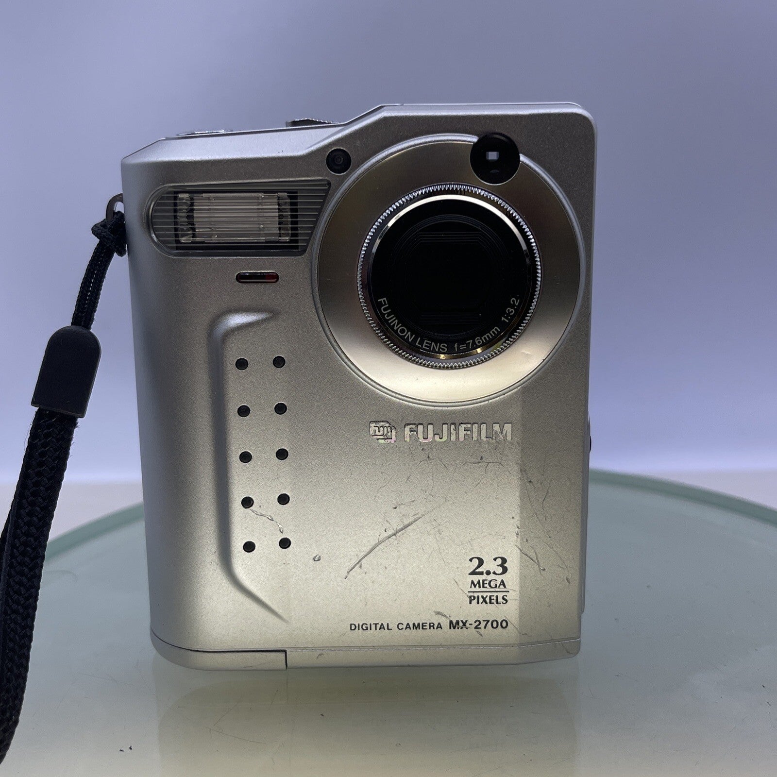 Fujifilm MX-2700 Zoom 2.3MP Compact Digital Camera Silver Tested NO BATTERY #1182
