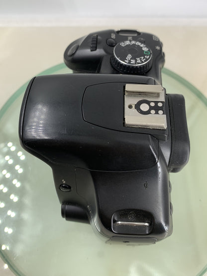 Canon EOS 450D 12.2 MP BLACK WITH CHARGER+WIRE AND BOOK MANUAL -TESTED -9103