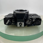 SERVICED OLYMPUS OM-10 BLACK + OLYMPUS OM 28MM F2.8 LENS 35MM SLR CAMERA #9177