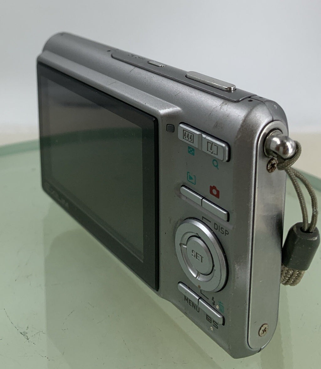 Casio Digital Camera Exilim EX-Z75 7.2MP SILVER + CHARGER+2GB CARD TESTED - 8286