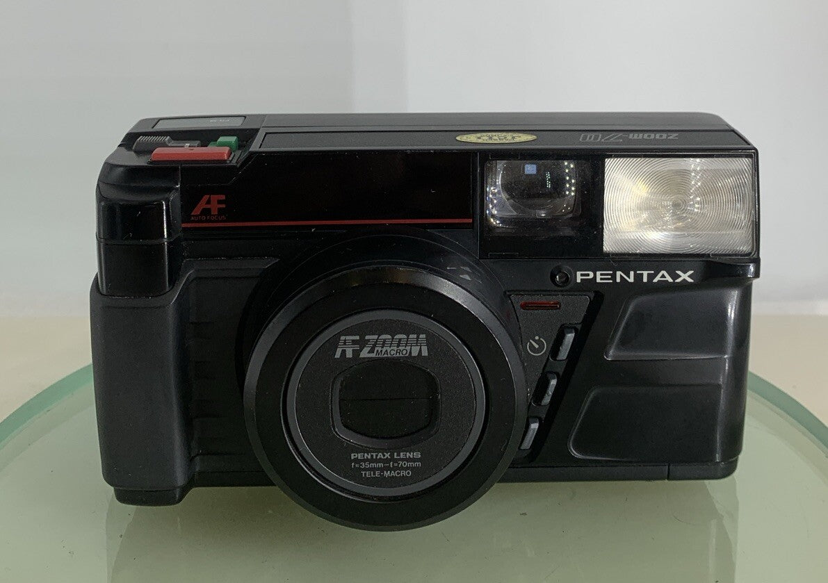 Pentax Zoom-70 Tele Macro AF Camera # Black # VGC # TESTED # 8121