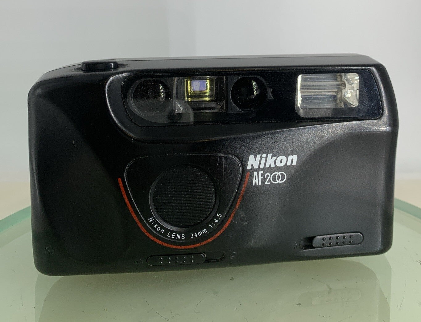 NIKON AF 200 COMPACT POINT AND SHOOT VINTAGE FILM CAMERA BLACK TESTED - 8261