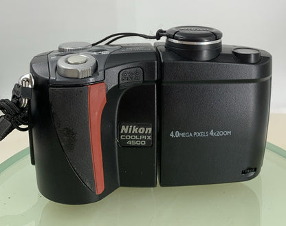 NIKON COOLPIX 4500 DIGITAL CAMERA 128MB CARD 4.0 MP +CHARGER TESTED - 1691