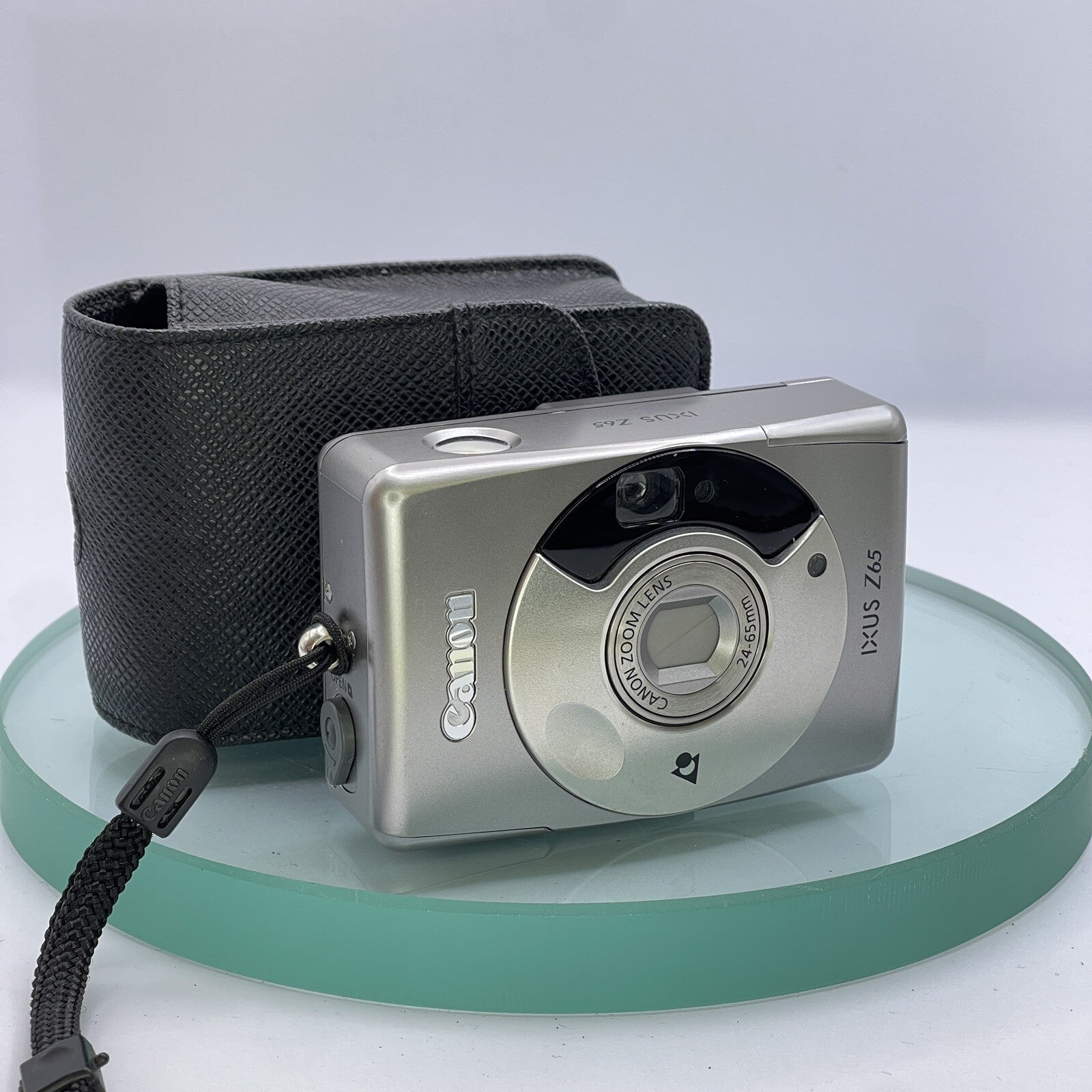 CANON IXUS Z65 QUARTZ DATE~PANORAMA APS FILM CAMERA~24-65MM LENS~ORG CASE#6840