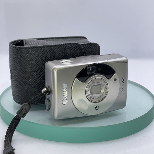 CANON IXUS Z65 QUARTZ DATE~PANORAMA APS FILM CAMERA~24-65MM LENS~ORG CASE#6840