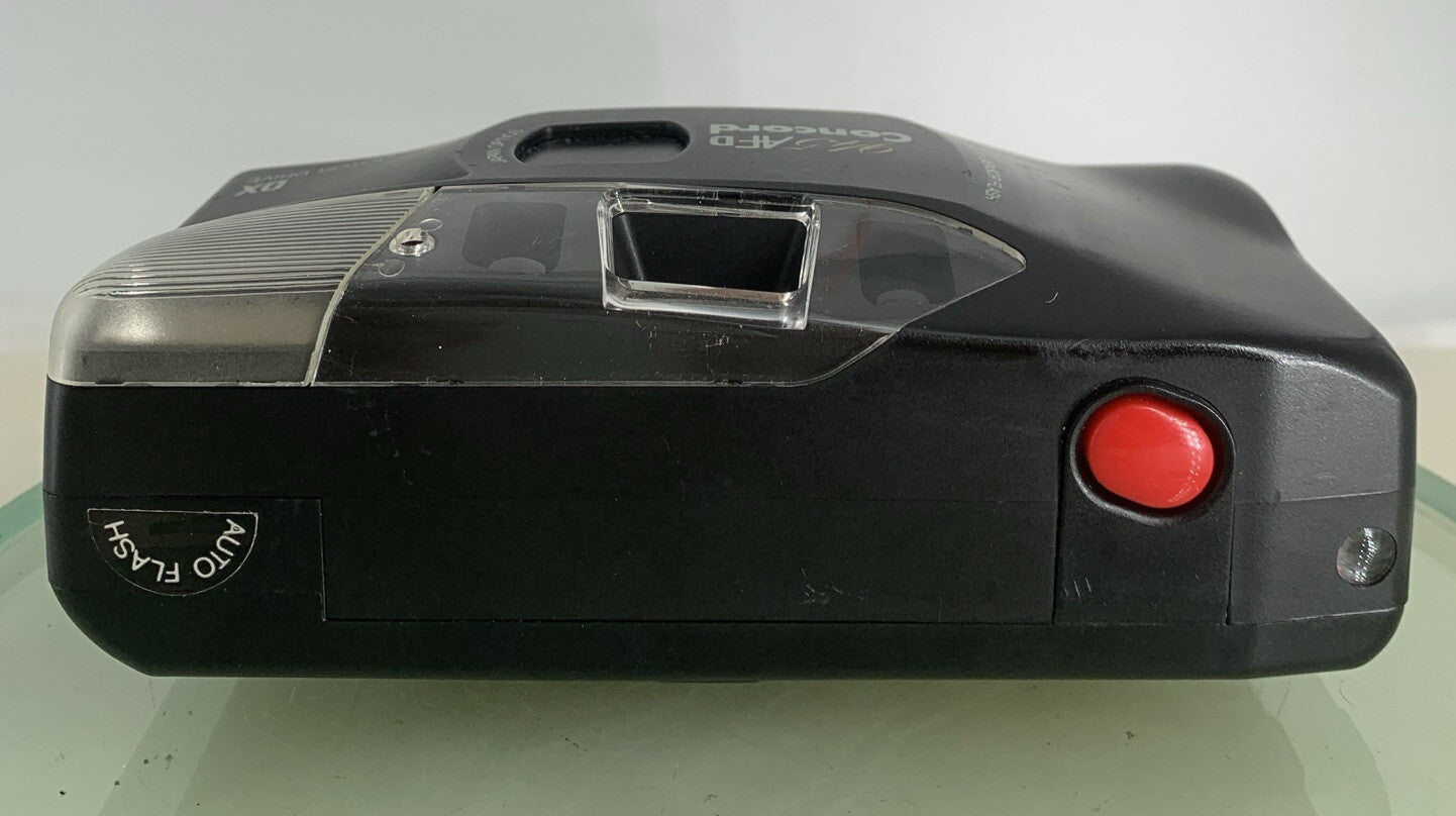 Concord 945 DX MOTOR DRIVE BLACK POINT AND SHOOT FILM CAMERA TESTED - 5227