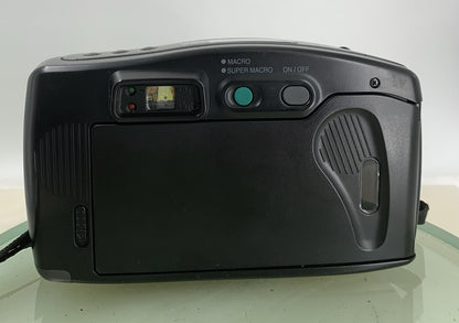 Samsung AF Zoom 105S 35mm POINT AND SHOOT FILM CAMERA SILVER+ COVER TESTED - 4475