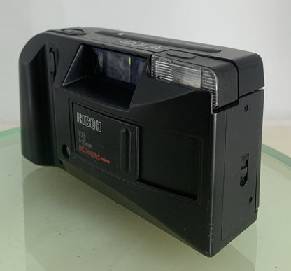 Ricoh AF100D 35mm Point and Shoot FILM COMPACT CAMERA BLACK TESTED - 7312