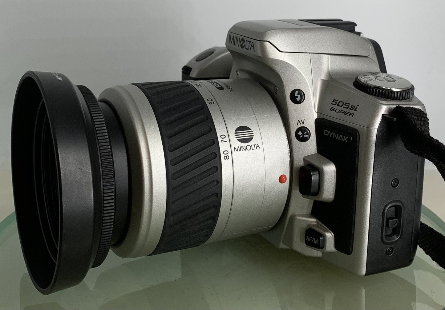 MINOLTA DYNAX 505si SUPER 35MM FILM SLR CAMERA & MINOLTA 28-80MM LENS+TESTED -117