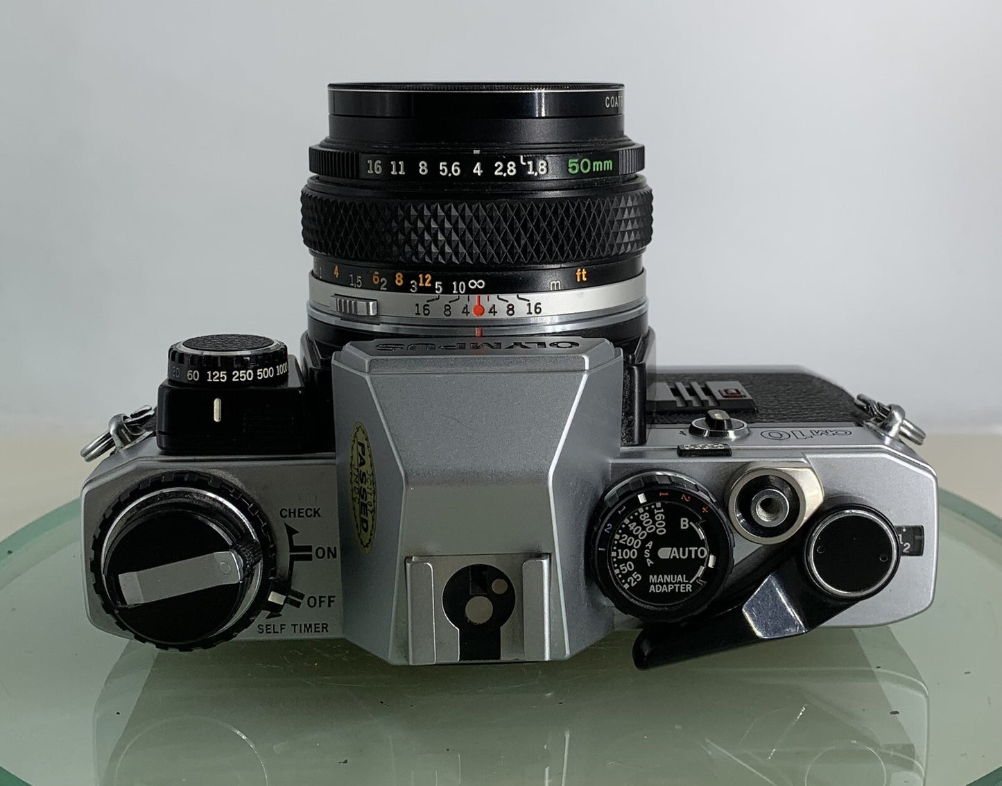 Olympus OM10 35mm Film SLR Manual Camera +Olympus 50/1.8 MC Zuiko Lens TESTED2956
