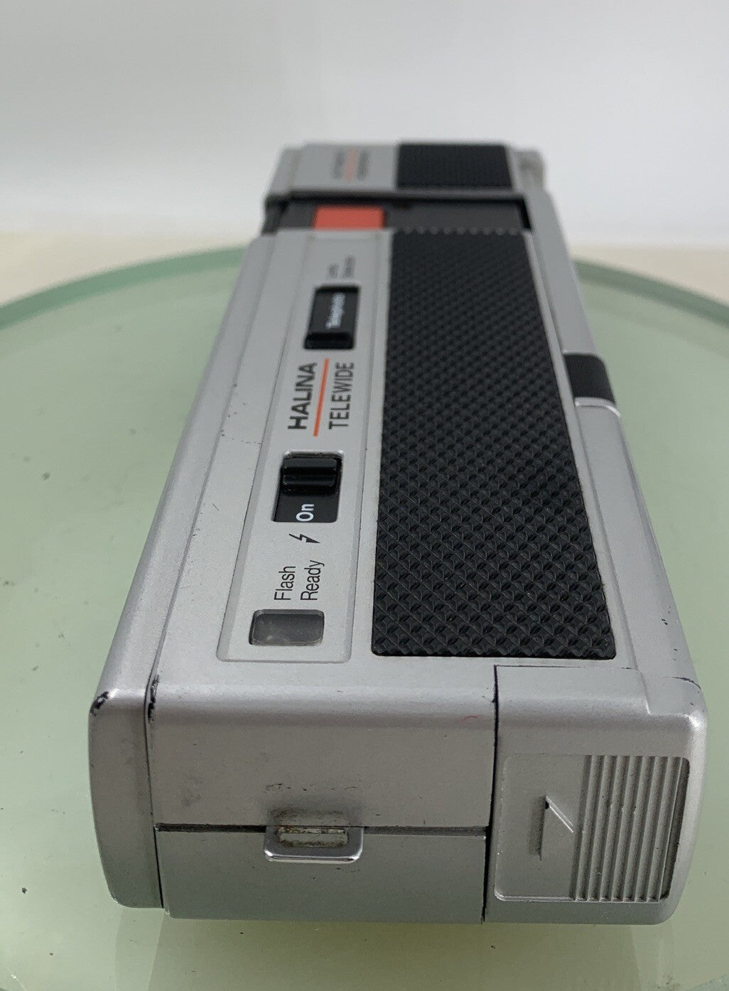 Vintage Halina Telewide Camera With Case Flash & MOTOR WORKING - TESTED - 5123