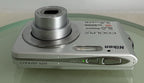 Nikon CoolPix S210 8.0MP Digital Camera SILVER+CHARGER+COVER+WIRE TESTED - 9957