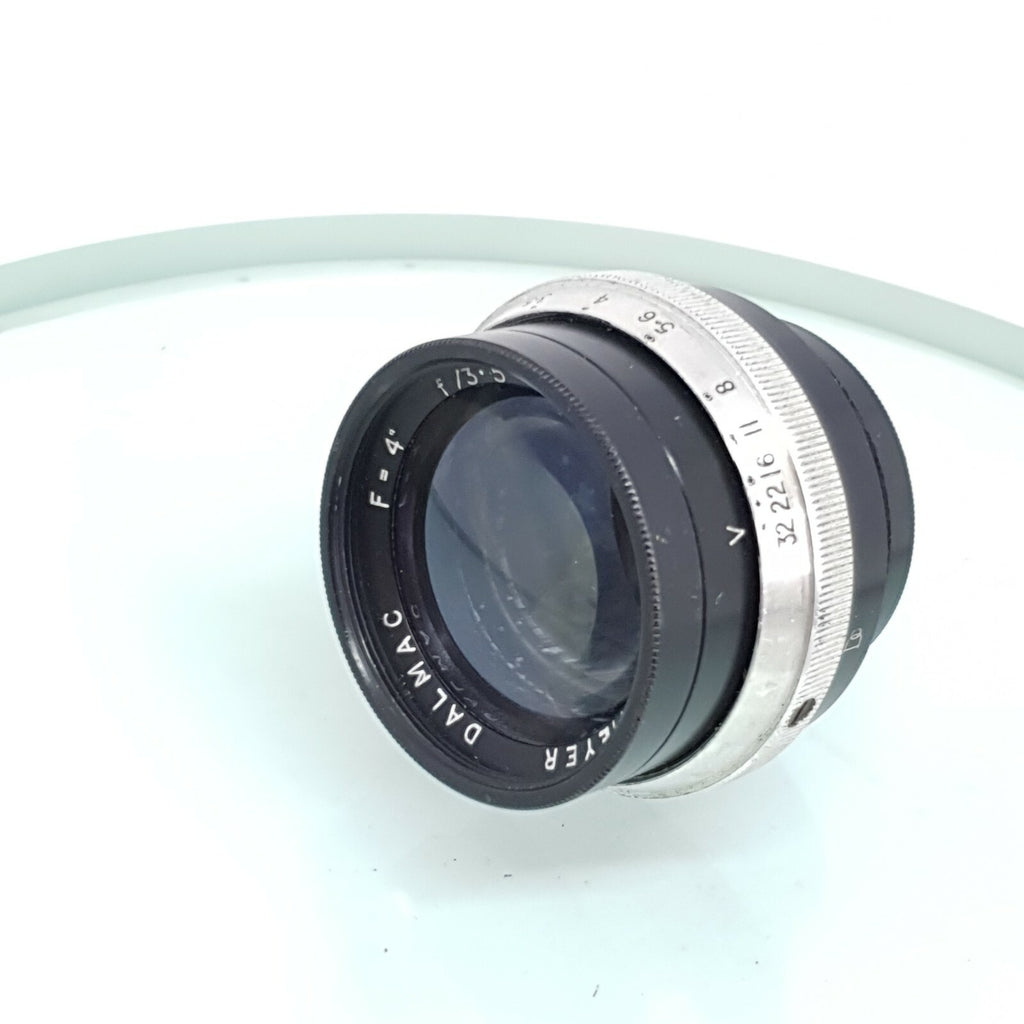 Dallmeyer Dalmac 4" F3.5 Lens  Dallmeyer Dalmac102cm F3.5 lens ~35mm screw mount3