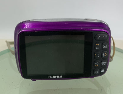 Fujifilm COMPACT DIGITAL CAMERA FinePix Z35 10.0MP Purple NO CARD Tested- 5075