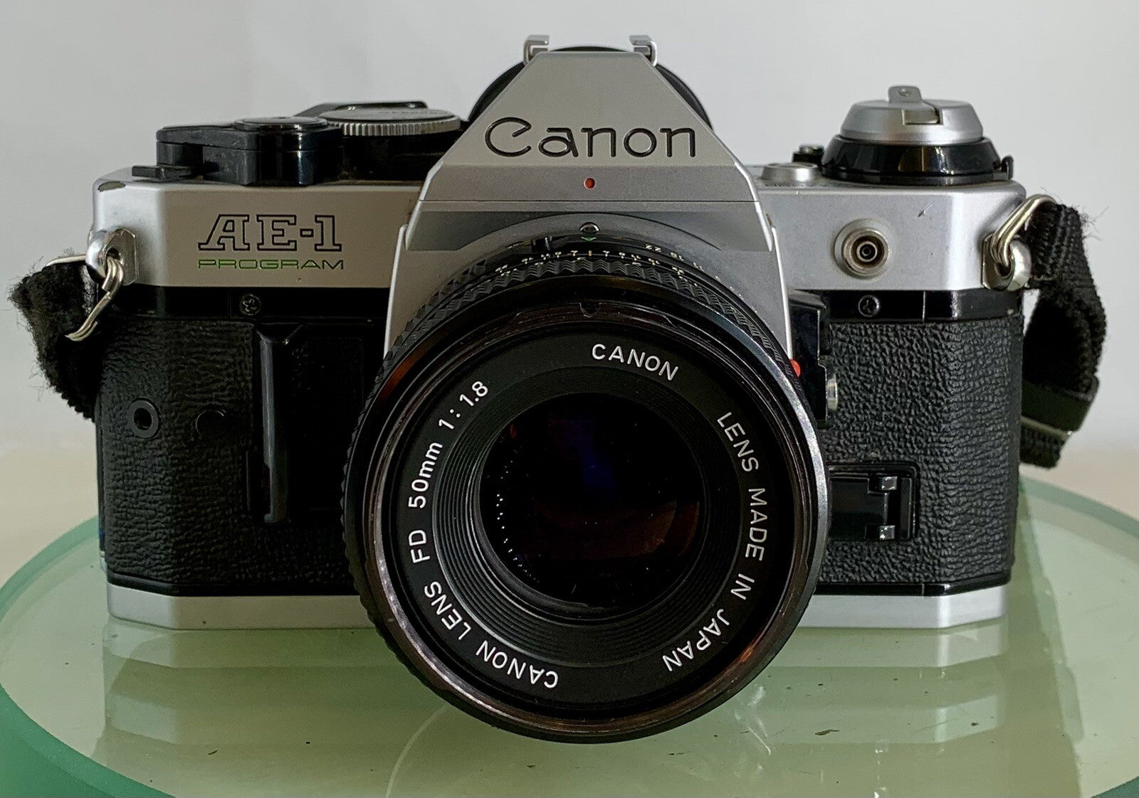 Canon AE-1 Program 35mm SLR Film Manual Camera + Canon 50mm F/1.8 FD Lens +# 1441