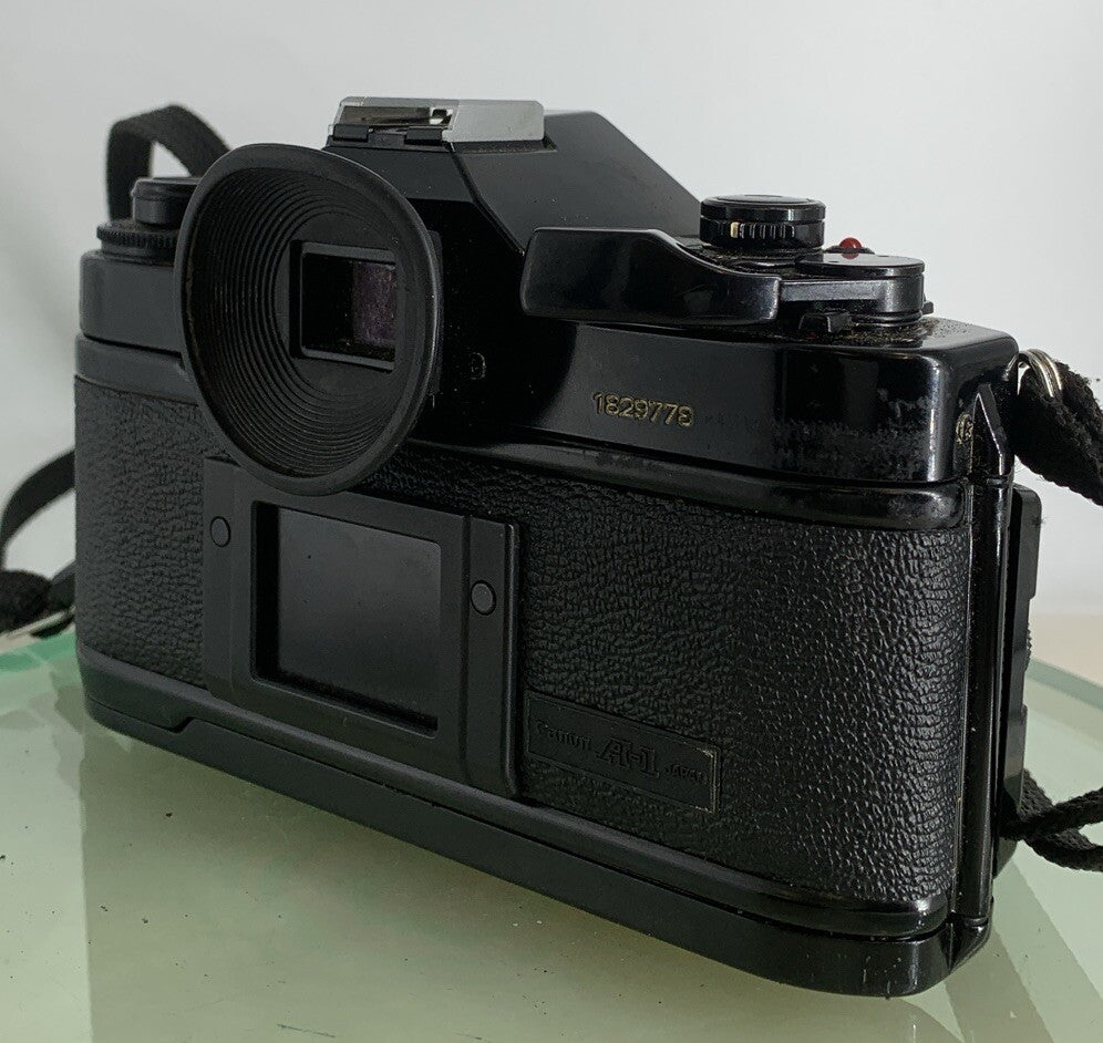 BEAUTIFUL Canon A-1 35mm SLR Camera Body+ FD 50mm f/1.8 FULLY WORKING #2806