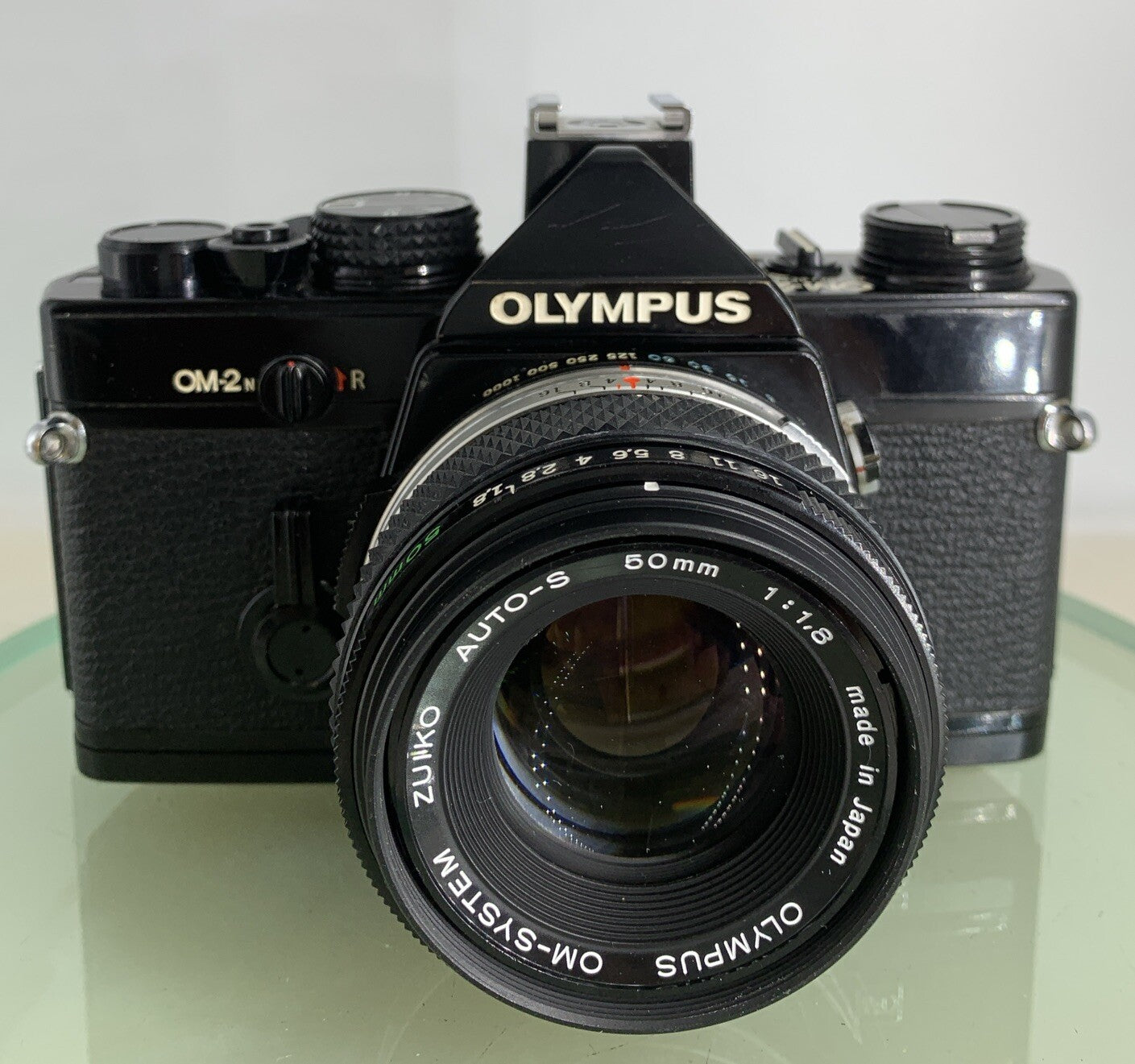 Olympus OM-2n Black - 35mm SLR Film Camera + 50mm f/1.8 Lens-Tested & Working1491