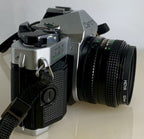 Canon AE-1 Program 35mm SLR Film Manual Camera + Canon 50mm F/1.8 FD Lens # 3042