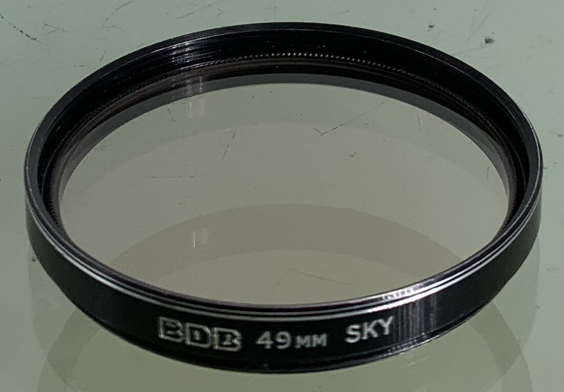 BDB 49mm Sky Filter For Camera Lens+Clean+Good Condition-5900