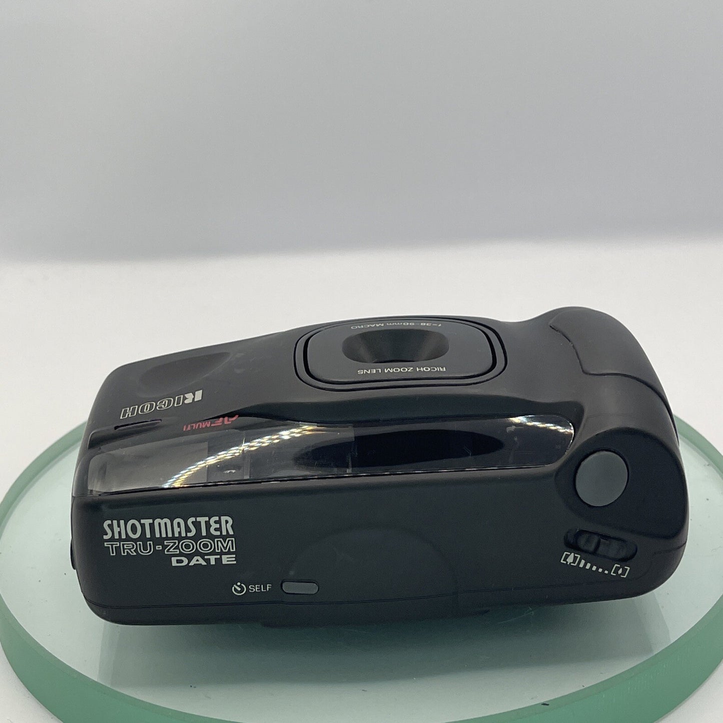 Vintage Ricoh Shotmaster Tru-Zoom Date 35mm camera Canon  38-90mm lens #8495