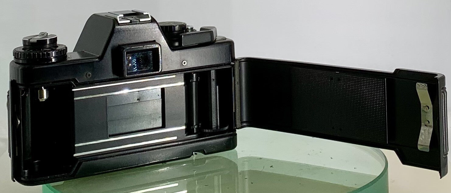 PRAKTICA B100 Electronic 35mm SLR Film Camera+Pentacon 50mm Lens 1:2.4+Tested-449