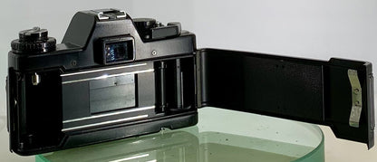 PRAKTICA B100 Electronic 35mm SLR Film Camera+Pentacon 50mm Lens 1:2.4+Tested-449